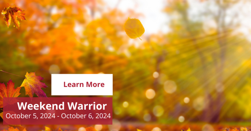 Weekend Warrior: October 5 - October 6, 2024 | Amy Jones Group